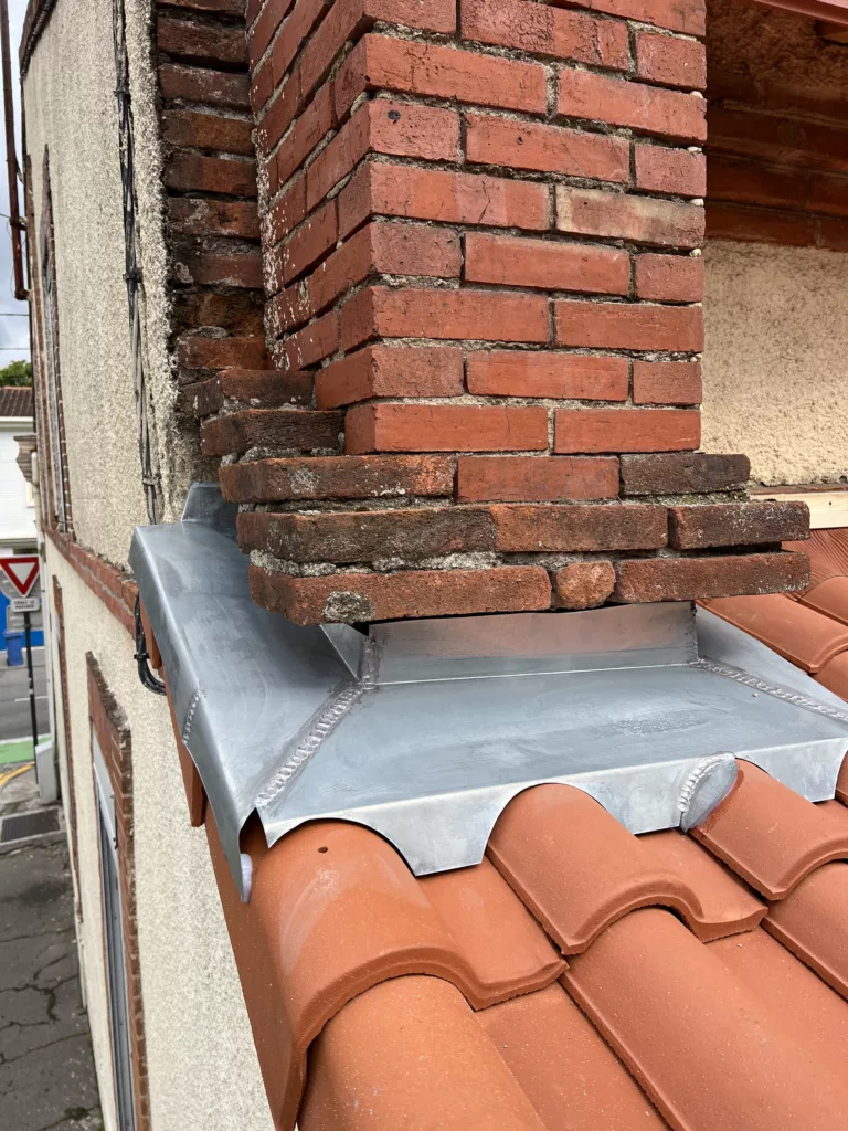 Abergement de cheminée APRÈS